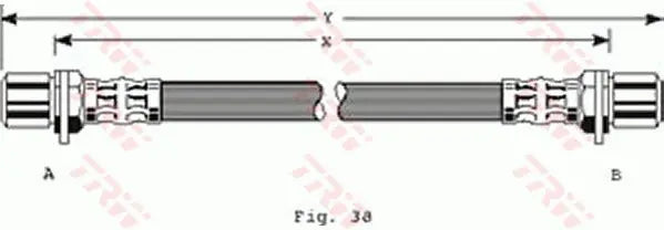 Brake Hose PHA111 - TRW