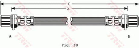 Brake Hose PHA111 - TRW