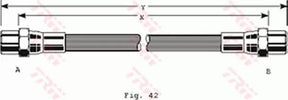 Brake Hose PHA140 - TRW