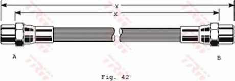 Brake Hose PHA140 - TRW