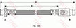 Brake Hose PHA161 - TRW