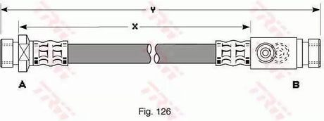 Brake Hose PHA161 - TRW