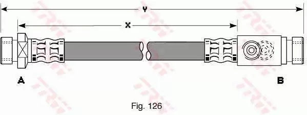 Brake Hose PHA161 - TRW