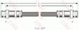 Brake Hose PHA167 - TRW