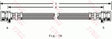 Brake Hose PHA182 - TRW