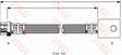 Brake Hose PHA191 - TRW