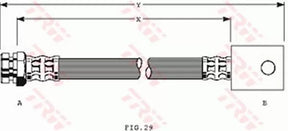 Brake Hose PHA191 - TRW
