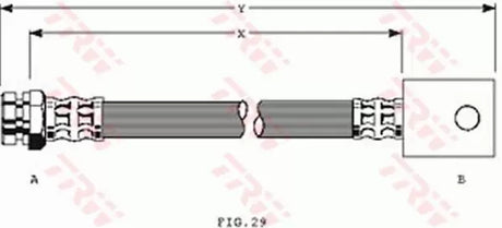 Brake Hose PHA191 - TRW