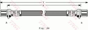 Brake Hose PHA196 - TRW