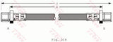 Brake Hose PHA216 - TRW