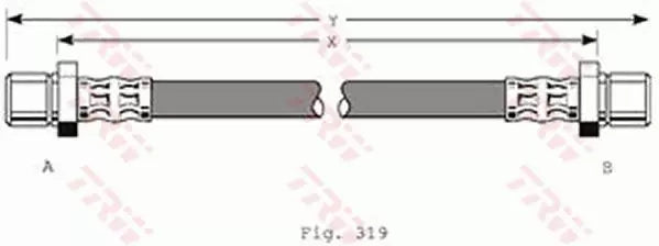 Brake Hose PHA216 - TRW