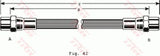 Brake Hose PHA255 - TRW