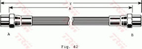Brake Hose PHA255 - TRW