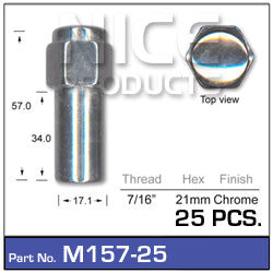 Mag Nuts pk25 M157-25 - Nice Products | Universal Auto Spares