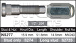 Stud & Nut NS277 - Nice Products | Universal Auto Spares