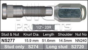 Stud & Nut NS277 - Nice Products | Universal Auto Spares