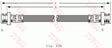 Brake Hose PHA360 - TRW