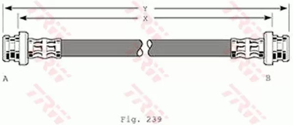Brake Hose PHA360 - TRW