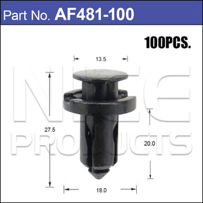 Fasteners Bag 100 AF481-100 - Nice Products | Universal Auto Spares