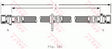 Brake Hose PHA367 - TRW