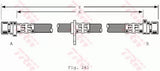 Brake Hose PHA367 - TRW