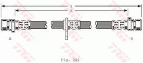 Brake Hose PHA367 - TRW