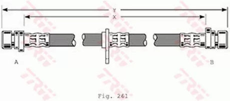 Brake Hose PHA367 - TRW