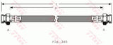 Brake Hose PHA368 - TRW