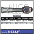 Stud & Nut NS333Y - Nice Products | Universal Auto Spares
