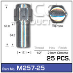 Mag Nuts pk25 M257-25 - Nice Products | Universal Auto Spares