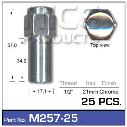 Mag Nuts pk25 M257-25 - Nice Products | Universal Auto Spares