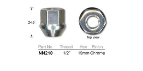 Wheel Nuts pk100 NN210-100 - Nice Products | Universal Auto Spares