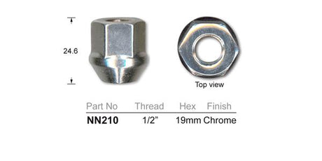 Wheel Nuts pk100 NN210-100 - Nice Products | Universal Auto Spares