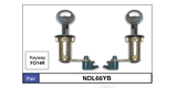 Door Locks Pair NDL66YB - Nice Products | Universal Auto Spares