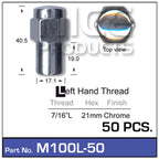 Mag Nuts pk50 M100L-50 - Nice Products | Universal Auto Spares