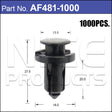 Fasteners Bag 1000 AF481-1000 - Nice Products | Universal Auto Spares