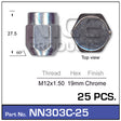 Wheel Nuts pk25 NN303C-25 - Nice Products | Universal Auto Spares