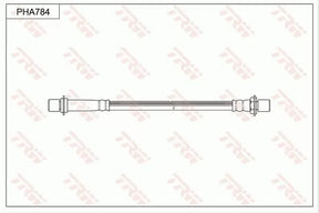 Brake Hose PHA784 - TRW