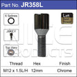 Chrome Wheel Bolt JR358L - Nice Products | Universal Auto Spares