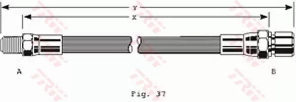 Brake Hose PHB119 - TRW