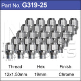 Chrome Nuts pk25 G319-25 - Nice Products | Universal Auto Spares