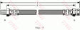 Brake Hose PHB164 - TRW