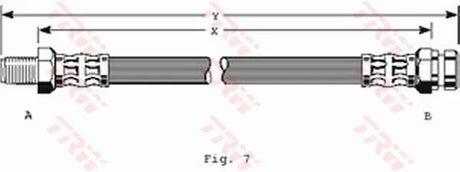 Brake Hose PHB164 - TRW