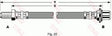Brake Hose PHB199 - TRW