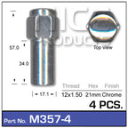 Mag Nuts pk4 M357-4 - Nice Products | Universal Auto Spares