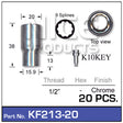 Chrome Nuts pk20 KF213-20 - Nice Products | Universal Auto Spares