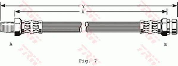 Brake Hose PHB246 - TRW