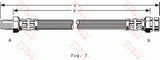 Brake Hose PHB246 - TRW