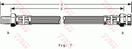 Brake Hose PHB246 - TRW