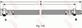 Brake Hose PHB270 - TRW